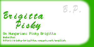 brigitta pisky business card